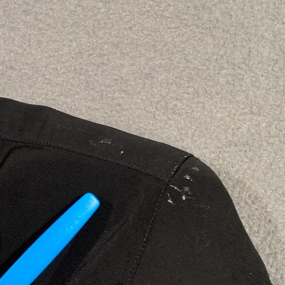 VTG Fairy Whimsical Black Floral Velvet Beaded Long Sleeve Sheer Blouse Women L - Picture 8 of 11